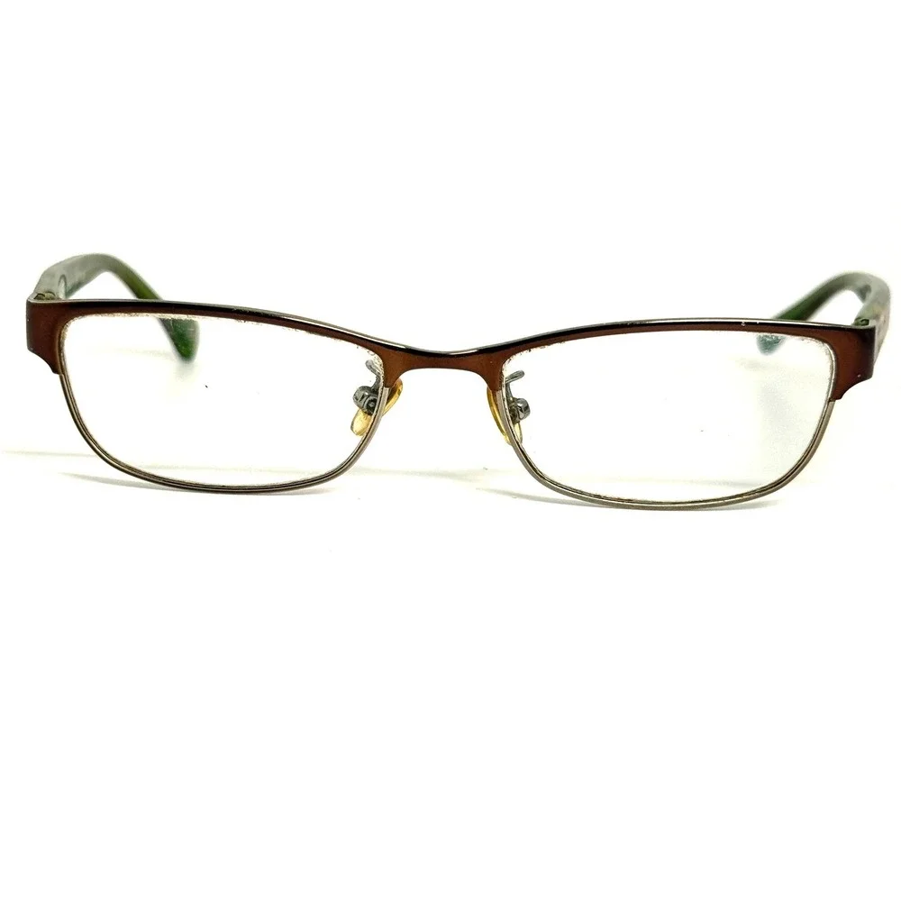 Coach HC 5033 Alyson Eyeglass Frames Satin Brown Dark Silver 51-16-135 9128